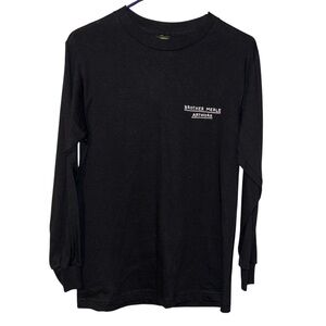 Brother Merle Artwork Graphic Going Nowhere Slowly Black Long sleeve Shirt Men's